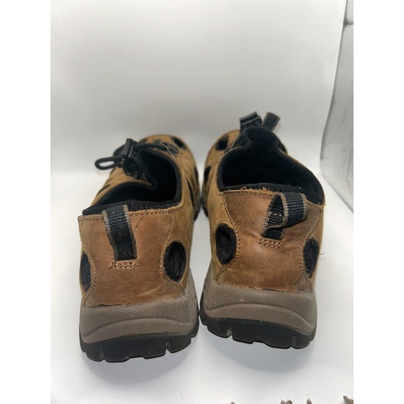 DULUTH TRADING CO Wild Boar Oiled Leather Sandal Shoe 12262 men 9.5 - Picture 4 of 5